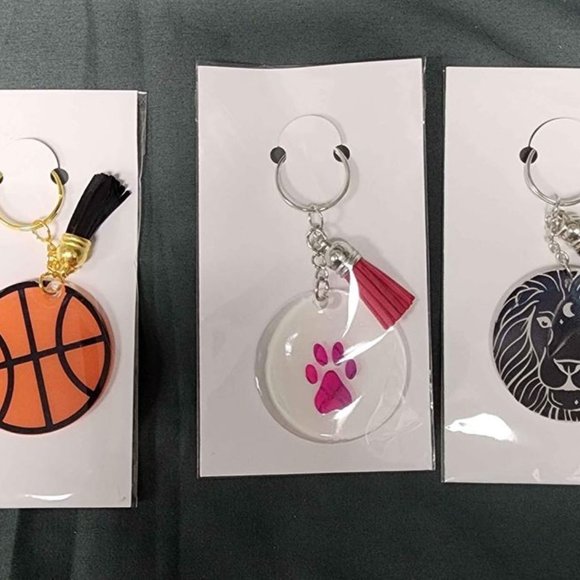 Variety of Custom Made Keychains; Made by Local Vendor - Picture 6 of 12